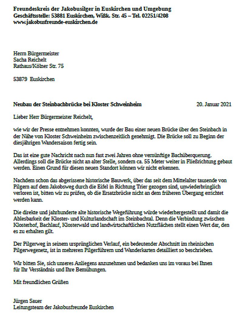 20210121 Brief Bürgermeister Steinbach 